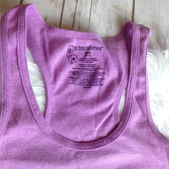Lavender Racerback Stretch Tank Top Womens Size SM - Picture 2 of 7